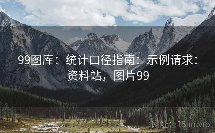 99图库：统计口径指南：示例请求：资料站，图片99  第1张